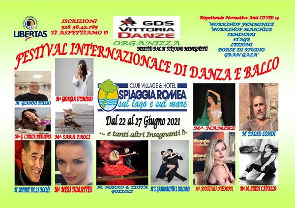 "Festival intenazionale di Danza e Ballo"