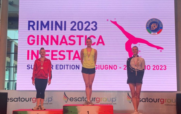 Italiani di Ritmica: a Rimini Il Club des Sports festeggia i dieci podi