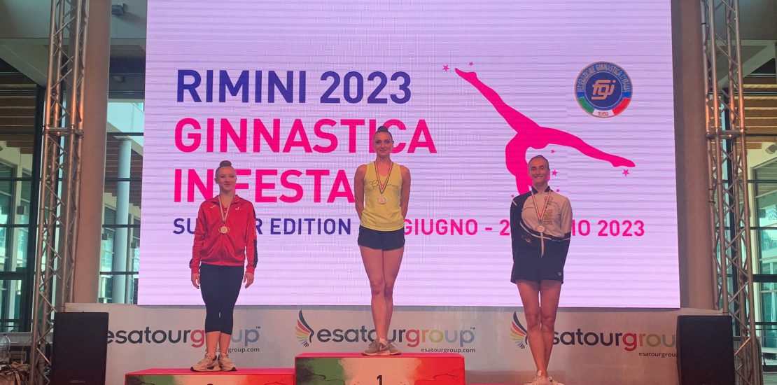 Italiani di Ritmica: a Rimini Il Club des Sports festeggia i dieci podi