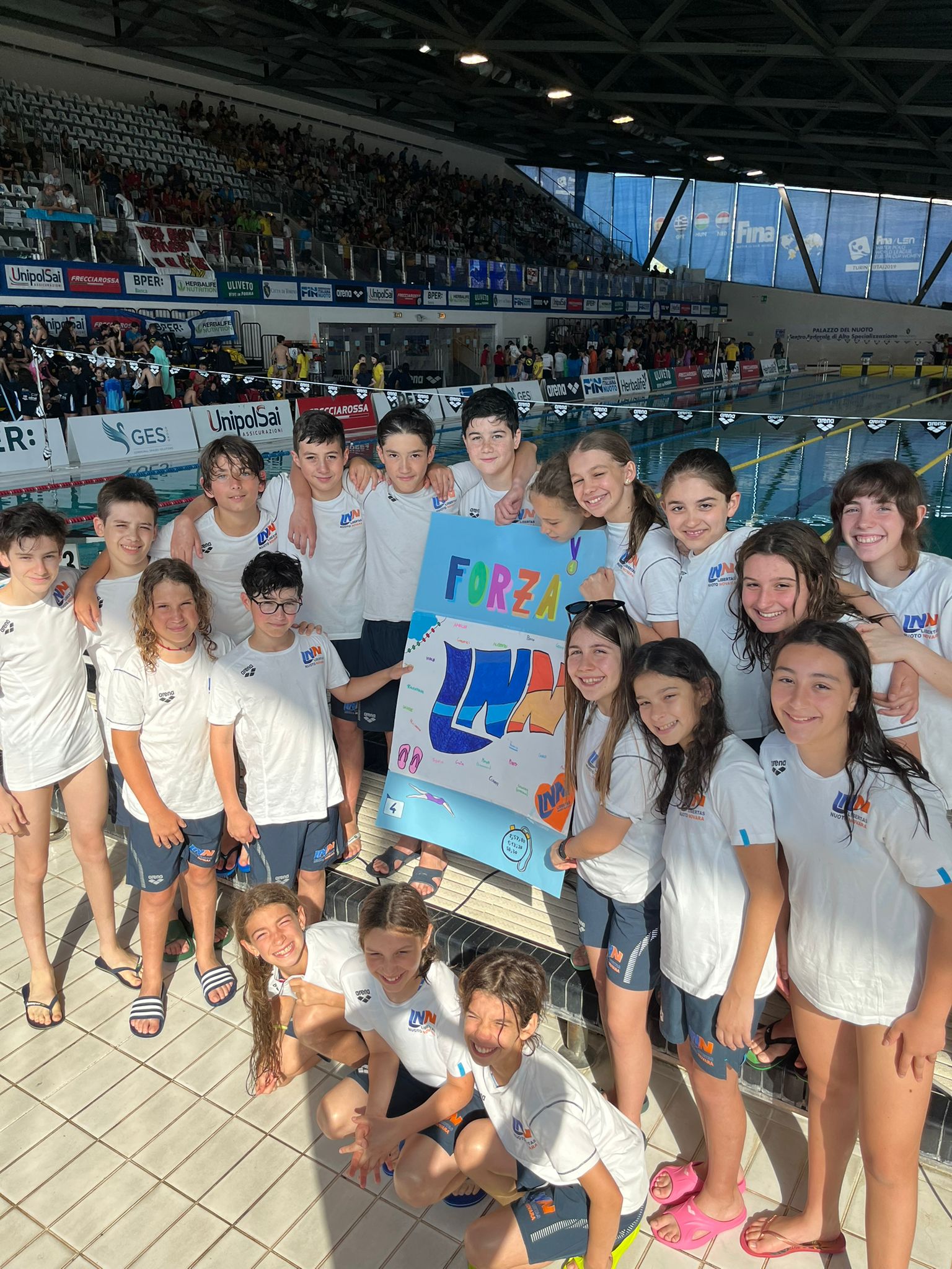 esordienti A Libertas Nuoto Novara