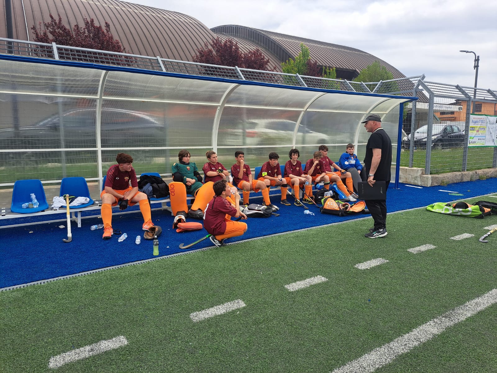 la Roma Under 16 a Valdagri con il coach Mattei