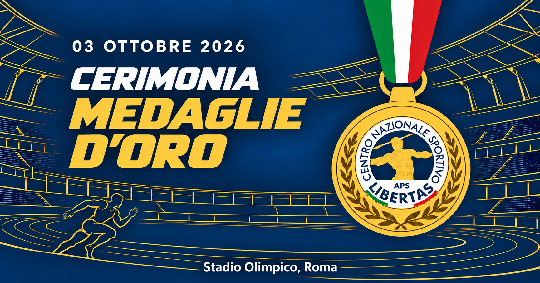 Cerimonia italiana allo Stadio Olimpico
